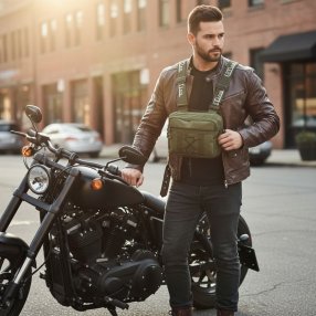 Pechera Chaleco Verde Militar