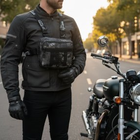 Pechera Chaleco Gris