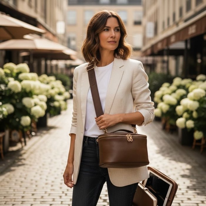 Cosmetiquera Neceser Café
