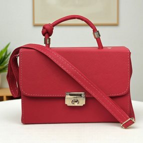 Bolso rojo elegante para mujer ideal para uso diario y eventos