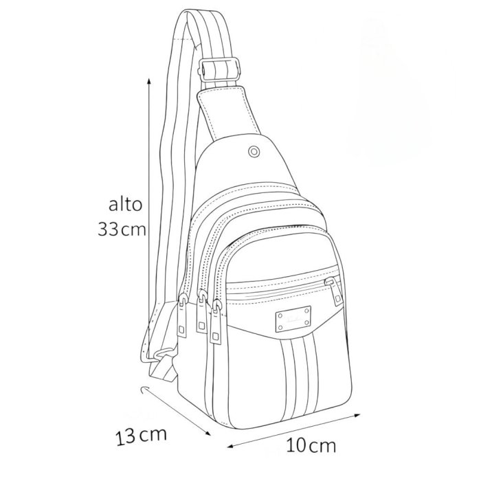 Pechera azul marino moderna  ideal para uso diario