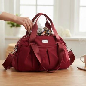 Bolso rojo moderno para mujer cómodo y perfecto para el día a día