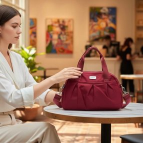 Bolso rojo moderno para mujer cómodo y perfecto para el día a día