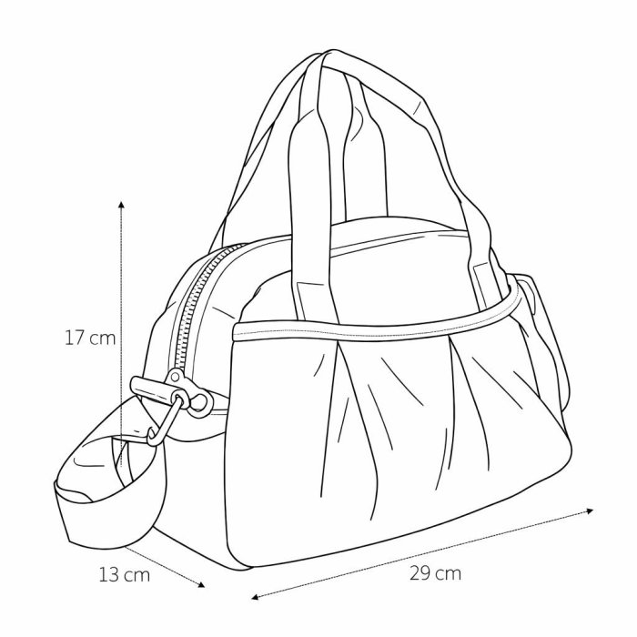 Bolso negro moderno para mujer cómodo y perfecto para el día a día