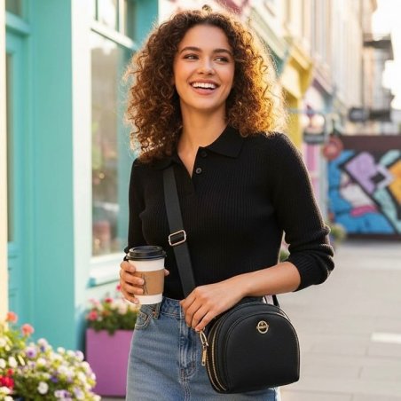 Bolso crossbody compacto para mujer ideal para uso diario