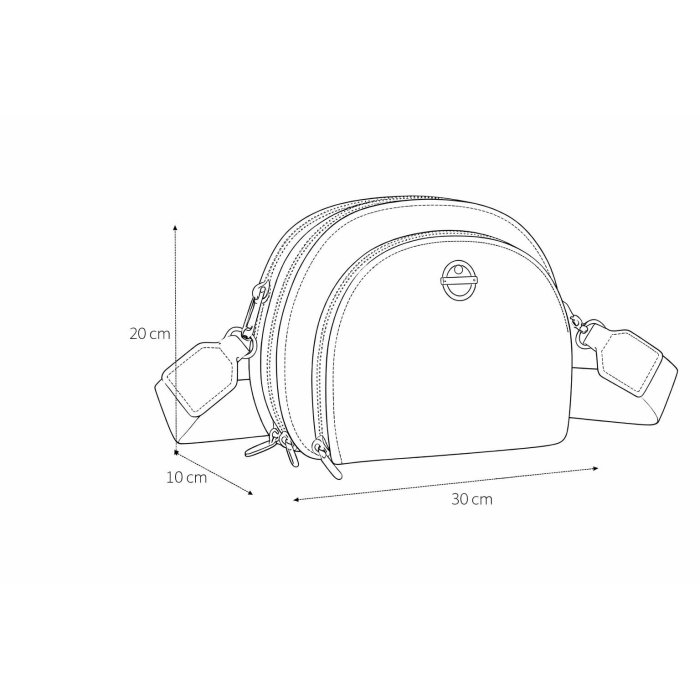 Bolso crossbody compacto para mujer ideal para uso diario