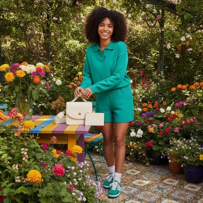 Bolsa Kamel Reina Asa Scrunch con Mini Clutch – Material Sintético