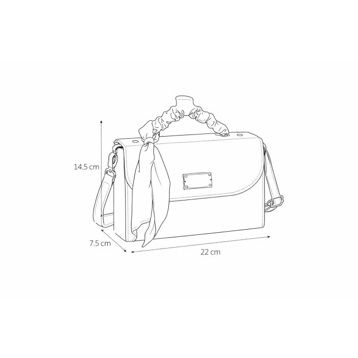 Bolso camel con asa para mujer ideal para eventos y salidas