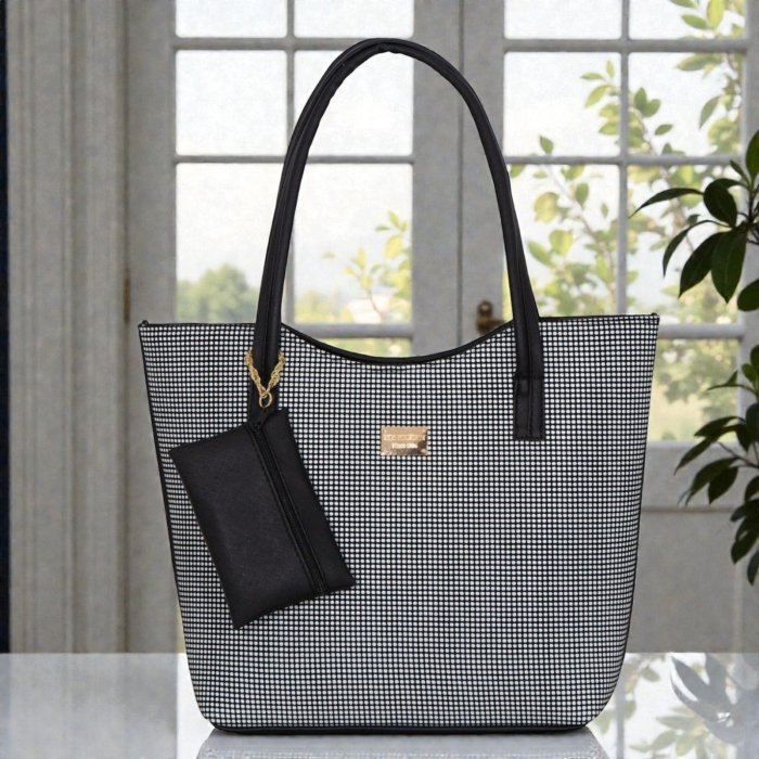 Bolsa elegante con monedero – ideal para oficina y diario