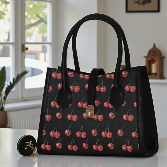 Bolsa cerezas de mano moderna – ideal para uso diario y salidas