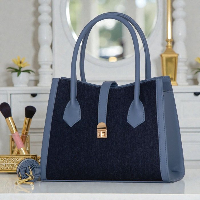 Bolsa mezclilla de mano moderna – ideal para uso diario y salidas