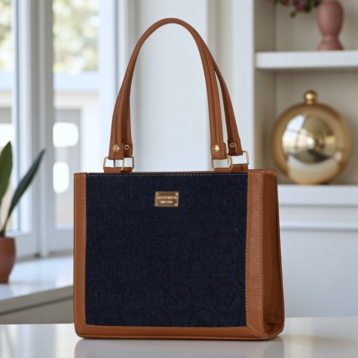 Bolsa mezclilla de mano moderna – ideal para uso diario y salidas