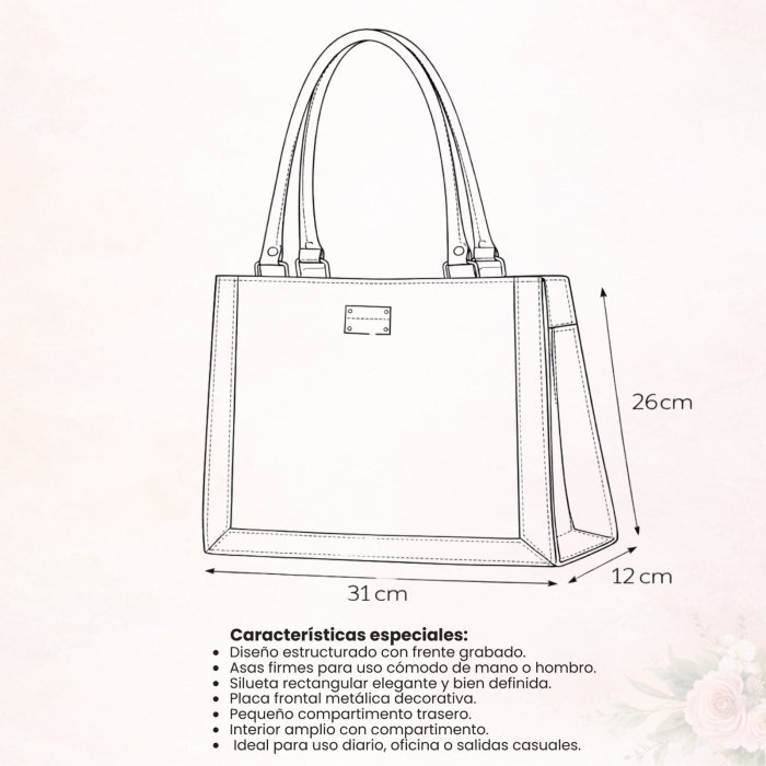 Bolsa mezclilla de mano moderna – ideal para uso diario y salidas