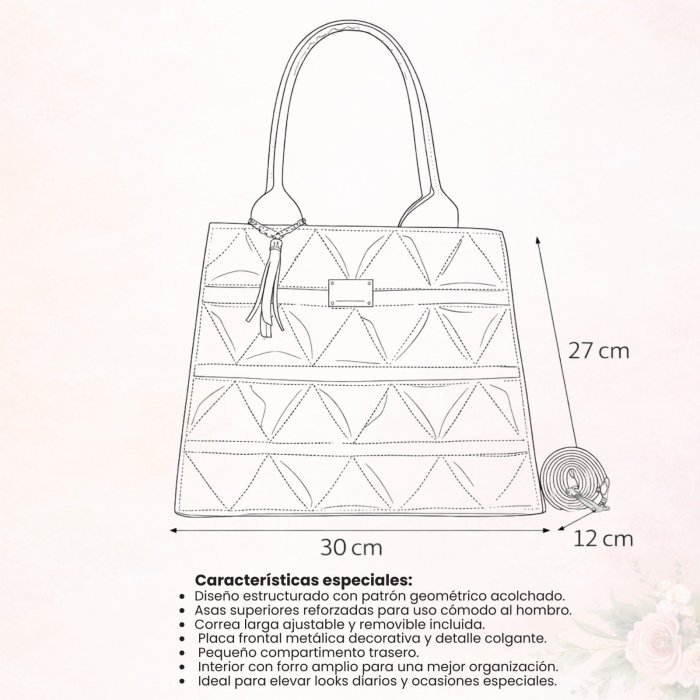 Bolsa blanca de mano metálica – ideal para fiestas y eventos