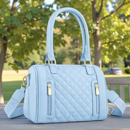 Bolsa azul estructurada – ideal para uso diario