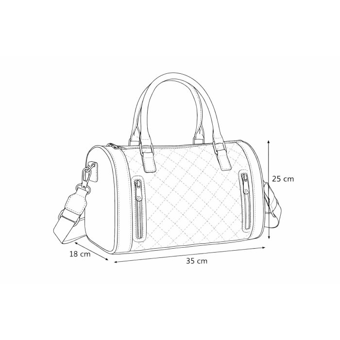 Bolsa azul estructurada – ideal para uso diario