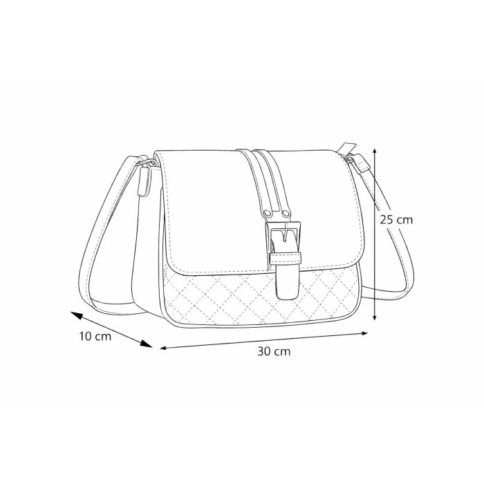 Crossbody negra moderna – ideal para uso diario y salidas