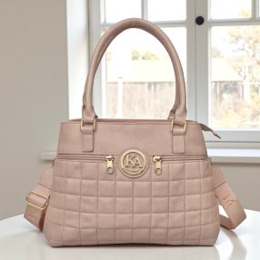 Bolsa rosa de hombro elegante – ideal para uso diario y oficina