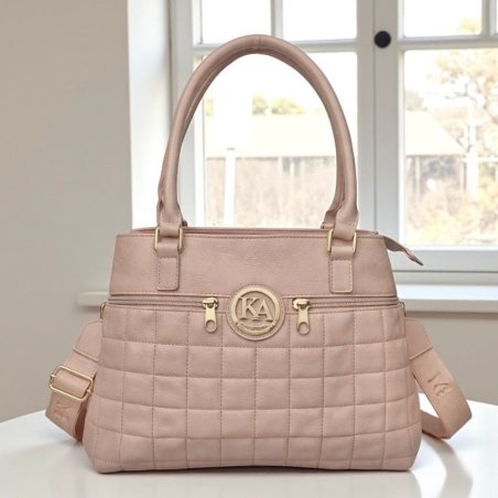 Bolsa rosa de hombro elegante – ideal para uso diario y oficina