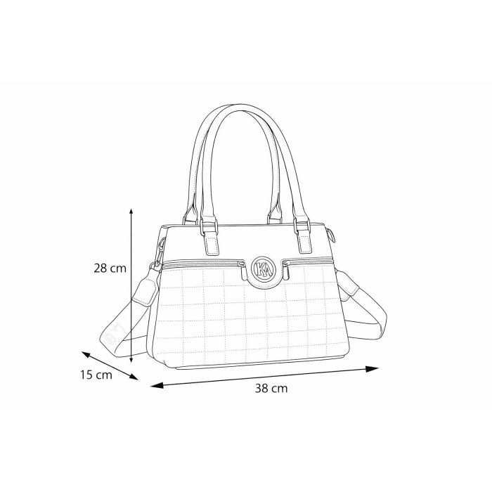 Bolsa rosa de hombro elegante – ideal para uso diario y oficina