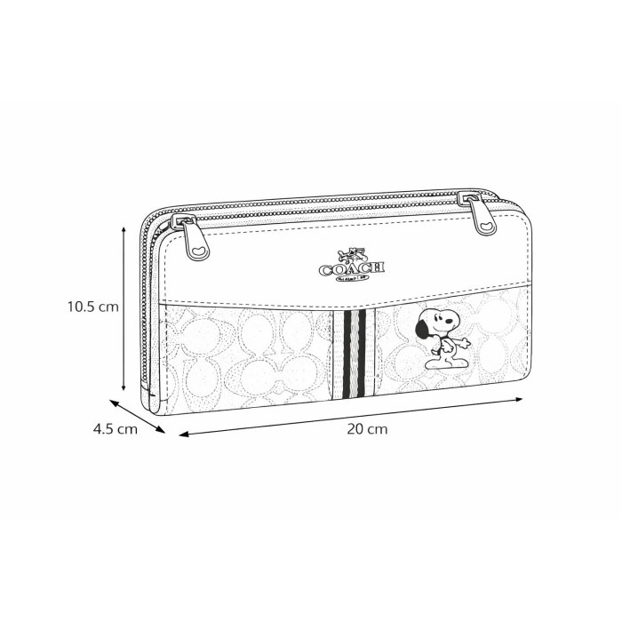 Cartera snoopy tipo sobre – ideal para uso diario