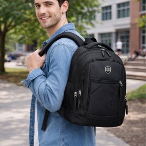 Mochila casual multiusos con compartimentos – diseño funcional