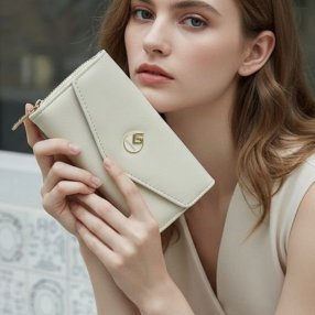 Cartera tipo sobre para dama, elegante y práctica