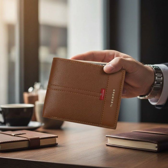 Paquete de 4 carteras para caballero, elegantes y funcionales
