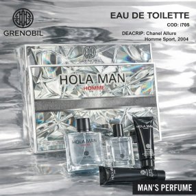 Set de perfume y cuidado personal para caballero