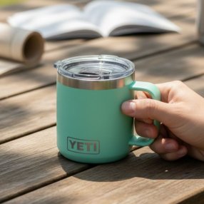 Termo Taza Premium 10 Oz. Menta