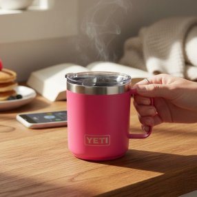 Taza térmica con asa | Ideal para café y bebidas calientes