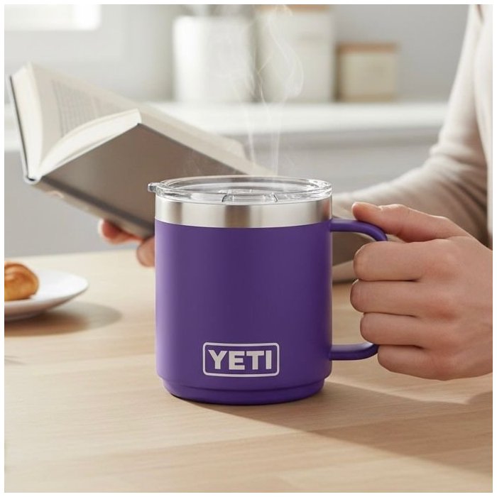 Taza térmica con asa | Ideal para café y bebidas calientes