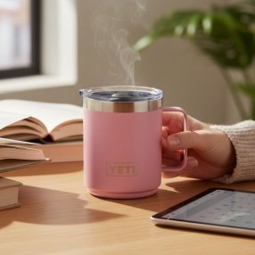 Taza térmica con asa | Ideal para café y bebidas calientes