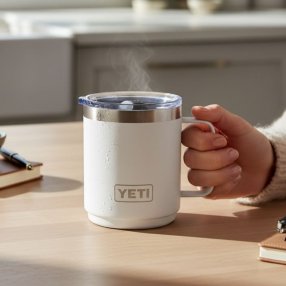 Taza térmica con asa | Ideal para café y bebidas calientes