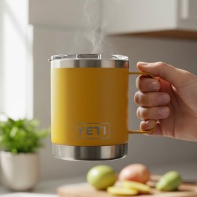 Taza térmica con asa | Ideal para café y bebidas calientes