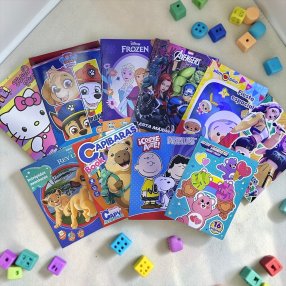 Paquete de 10 libros infantiles para colorear