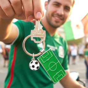 Llavero cancha de fútbol Mundial 2026