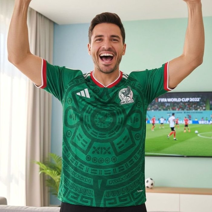 Playera de fútbol México unisex Mundial 2026
