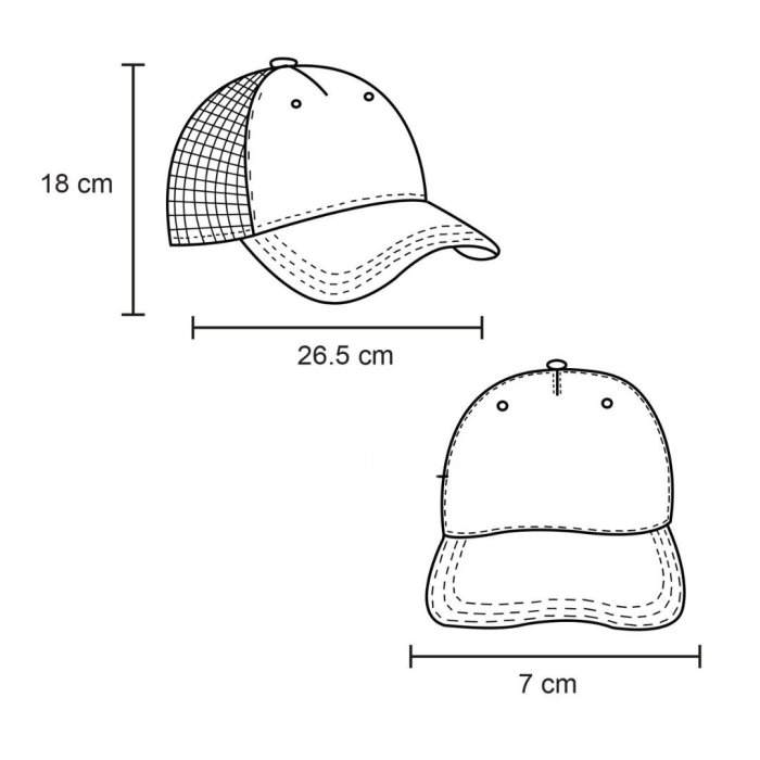 Gorra tricolor fútbol estilo Mundial 2026