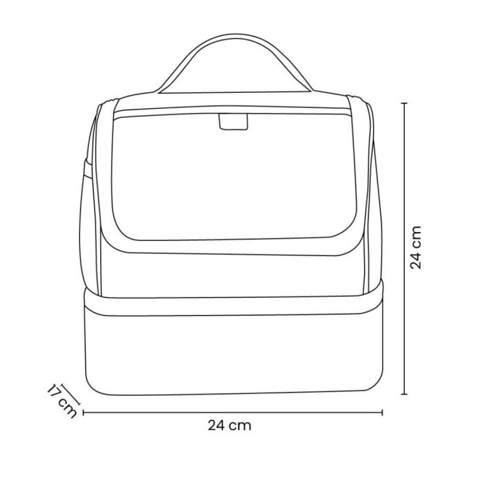 Lonchera fútbol diseño balón Mundial 2026