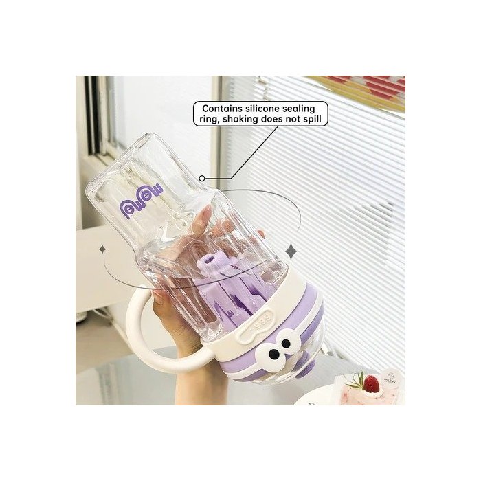 Cilindro Con Agarradera y Filtro Ojitos Lila 1.2L