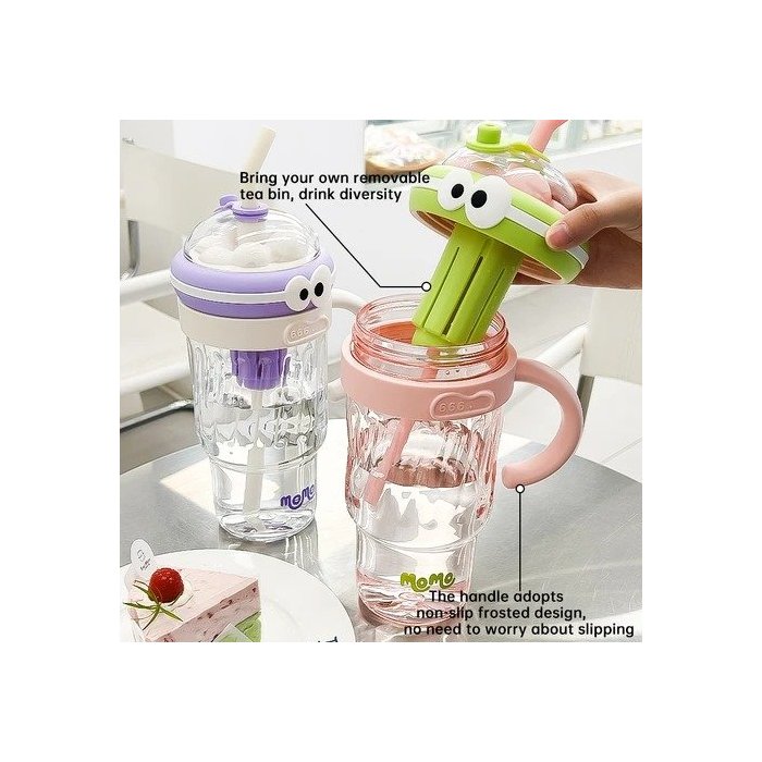 Cilindro Con Agarradera y Filtro Ojitos Lila 1.2L