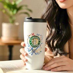 Vaso térmico de cerámica diseño moderno