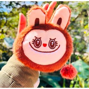 Monedero peluche kawaii con diseño adorable