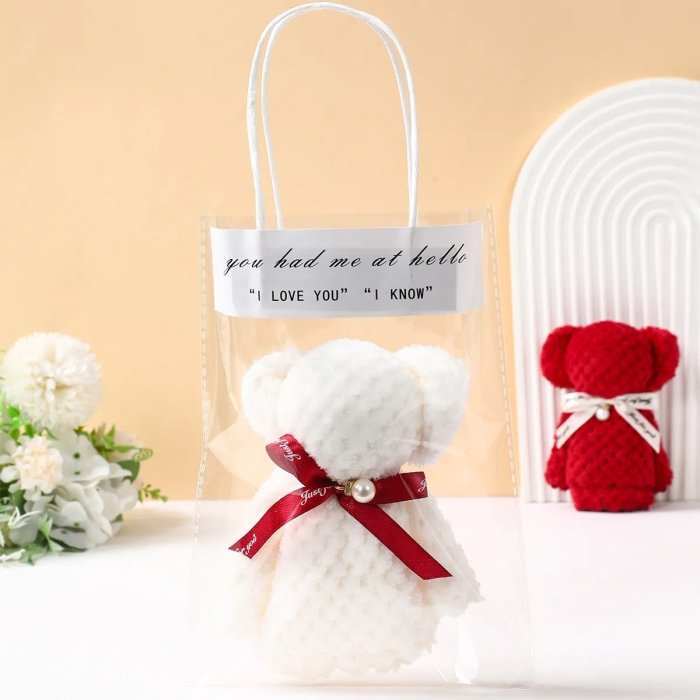 Toalla facial en forma de oso regalo