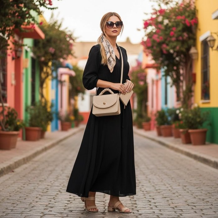 Bolsa Kamel Reina Asa Scrunch con Mini Clutch – Material Sintético