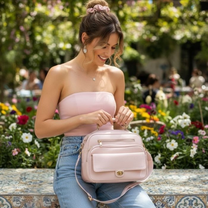Bolso cross funcional para mujer ideal para uso diario