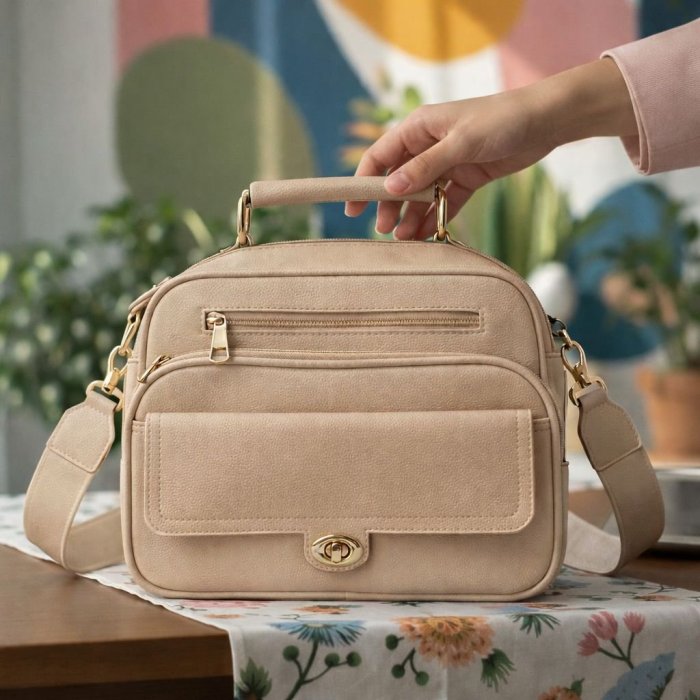 Bolso cross funcional para mujer ideal para uso diario