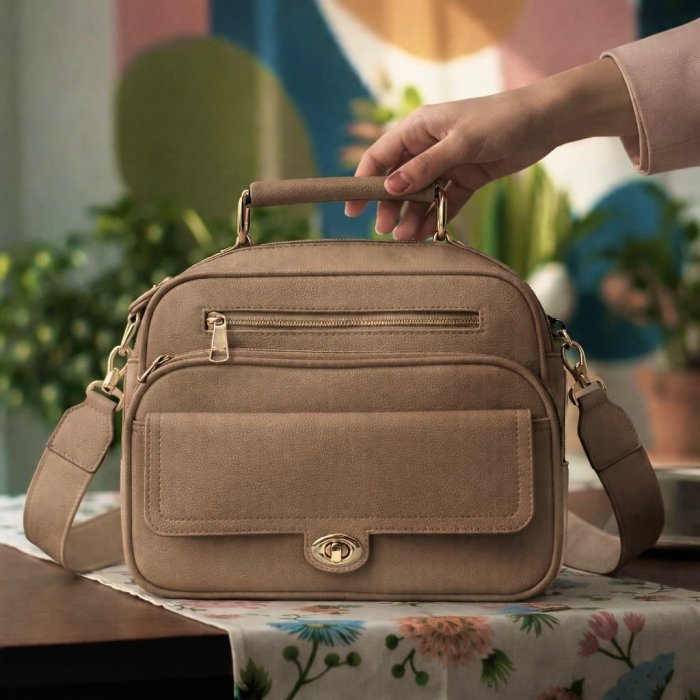 Bolso cross funcional para mujer ideal para uso diario