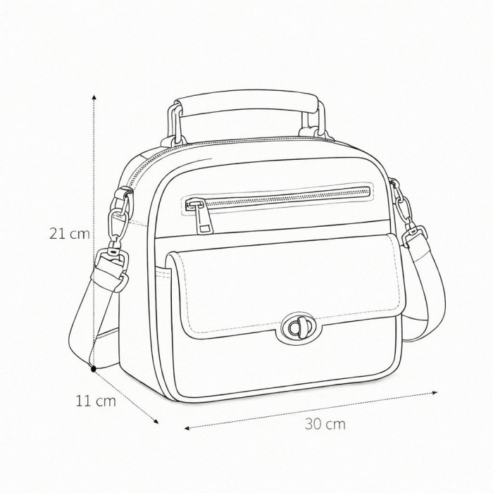 Bolso cross funcional para mujer ideal para uso diario